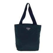 Pre-owned Fabric totes Prada Vintage , Blue , Dames