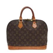 Pre-owned Canvas louis-vuitton-bags Louis Vuitton Vintage , Brown , Da...