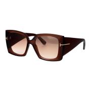 Stijlvolle Jacquetta Zonnebril voor de Zomer Tom Ford , Brown , Dames