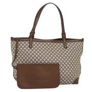 Pre-owned Canvas gucci-bags Gucci Vintage , Beige , Dames