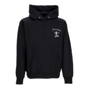 Zwarte hoodie met verstelbare capuchon en voorzak Thrasher , Black , H...