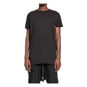 Gebogen Lang T-shirt Zwart Naadloos Boris Bidjan Saberi , Black , Here...