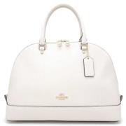 Pre-owned Leather handbags Coach Pre-owned , White , Dames