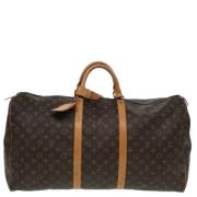 Pre-owned Canvas travel-bags Louis Vuitton Vintage , Brown , Dames