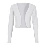 Bolero Strik 500020 Chalk Kaffe , White , Dames