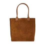 Suede Yenky Tote Bag in leer Isabel Marant , Brown , Dames