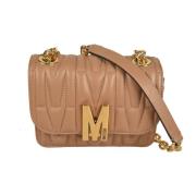 Stijlvolle Tassen Collectie Moschino , Beige , Dames