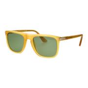 Stijlvolle zonnebril met model 0Po3336S Persol , Yellow , Unisex