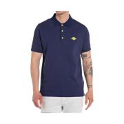 Heren Polo Shirt Replay , Blue , Heren