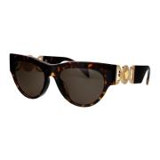 Stijlvolle zonnebril met model 0Ve4440U Versace , Brown , Dames