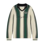 Knit Football Jersey Green - XS / Green / Unisex Filling Pieces , Mult...