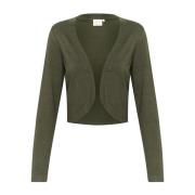 Bolero Trui Bosnacht Kaffe , Green , Dames