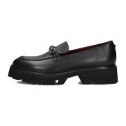 Zwarte Leren Loafers voor Dames Fred De La Bretoniere , Black , Dames