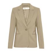 Klassieke Blazer Jas Pinetree InWear , Beige , Dames