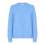 Blauwe Gebreide Pullover Harrietiw Stijl InWear , Blue , Dames