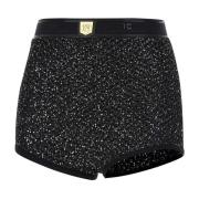 Stijlvolle Shorts Elisabetta Franchi , Black , Dames