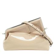 Pre-owned Leather fendi-bags Fendi Vintage , Beige , Dames