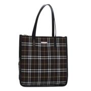 Pre-owned Nylon totes Burberry Vintage , Brown , Dames