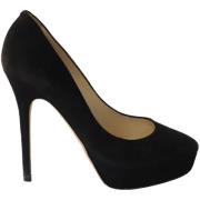 Pre-owned Suede heels Jimmy Choo Pre-owned , Black , Dames