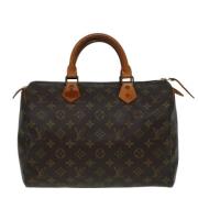 Pre-owned Canvas louis-vuitton-bags Louis Vuitton Vintage , Brown , Da...