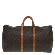 Pre-owned Canvas travel-bags Louis Vuitton Vintage , Brown , Unisex