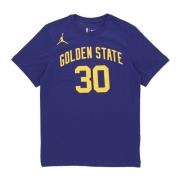 Stephen Curry Statement Tee Nike , Blue , Heren