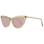 Beige Cat Eye Zonnebril Gant , Beige , Unisex