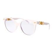 Stijlvolle zonnebril met model 0Ve4442 Versace , White , Dames