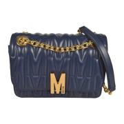 Stijlvolle Tassen Collectie Moschino , Blue , Dames