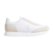 Witte Casual Synthetische Sneakers Calvin Klein Jeans , White , Dames