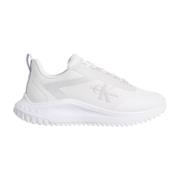 Witte sportieve synthetische sneakers voor vrouwen Calvin Klein Jeans ...