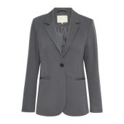 Sakura Blazer Kaffe , Gray , Dames