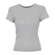 Koale T-Shirt Geribbelde Ronde Hals Drykorn , Gray , Dames