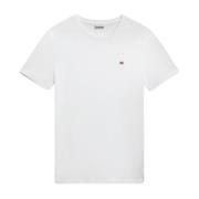 Heren Salis T-shirt Napapijri , White , Heren