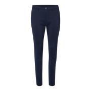 Midnight Marine Broek Stijlvol Kwaliteit Kaffe , Blue , Dames