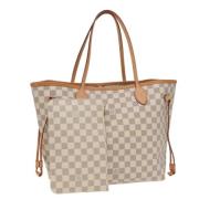 Pre-owned Canvas louis-vuitton-bags Louis Vuitton Vintage , White , Da...