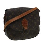 Pre-owned Canvas louis-vuitton-bags Louis Vuitton Vintage , Brown , Da...