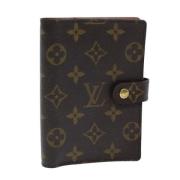 Pre-owned Canvas key-holders Louis Vuitton Vintage , Brown , Dames