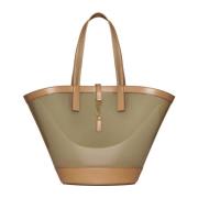 Panier Medium Tas Saint Laurent , Beige , Dames