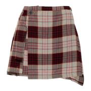 Rode Geruite Kilt Rok Vivienne Westwood , Red , Dames