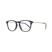 Zwarte Ronde Plastic Optische Monturen Ermenegildo Zegna , Black , Her...