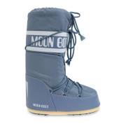 Sneeuwlaarzen Icoon Nylon Moon Boot , Blue , Dames