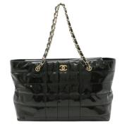 Pre-owned Leather chanel-bags Chanel Vintage , Black , Dames