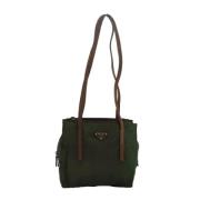 Pre-owned Nylon prada-bags Prada Vintage , Brown , Dames