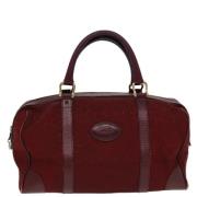 Pre-owned Canvas celine-bags Celine Vintage , Red , Dames