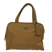 Pre-owned Leather prada-bags Prada Vintage , Brown , Dames