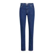 Slim Mid Blue Jeans voor Vrouwen Calvin Klein , Blue , Dames