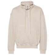 Steen Funnel Hals Sweater Helmut Lang , Beige , Heren