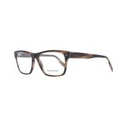 Bruine Rechthoekige Optische Monturen Ermenegildo Zegna , Brown , Here...