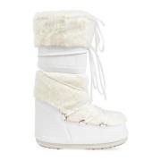 Sneeuwlaarzen icoon nepbont Moon Boot , White , Dames